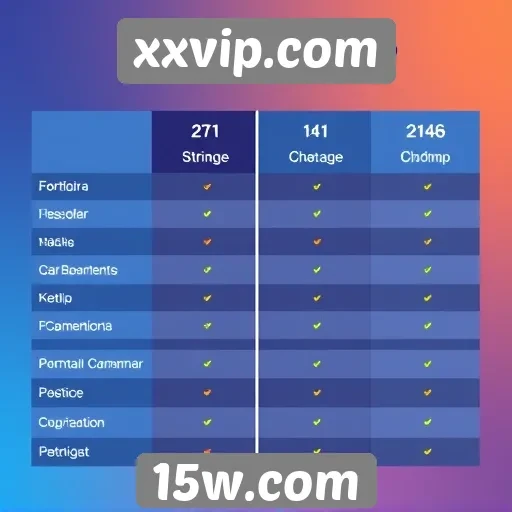 Comparação entre xxvip.com e concorrentes do setor